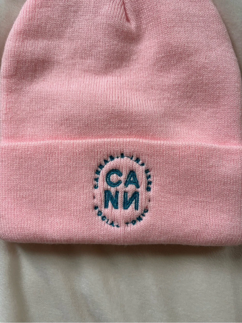 New CANN Pink Knit Beanie